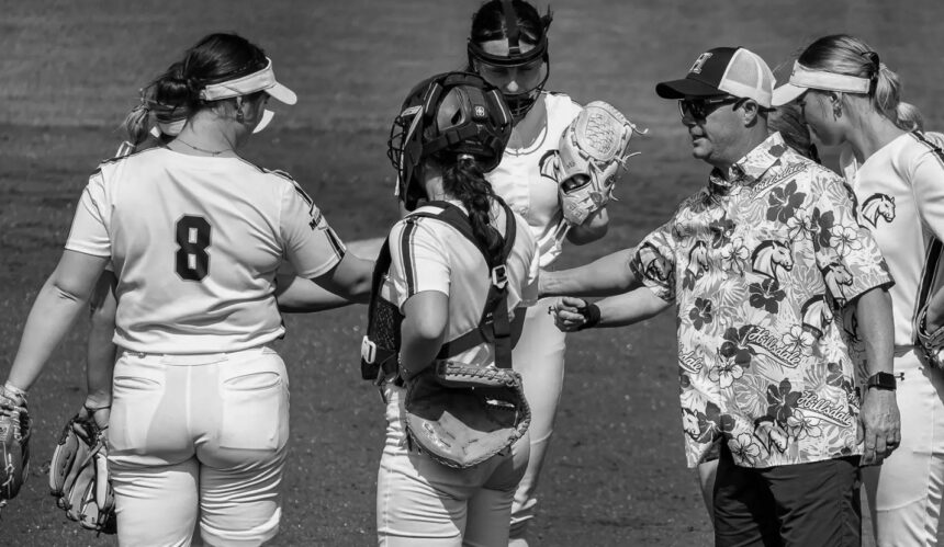 Softball coach wins most games in program history